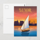 Nil Fluss Ägypten Postkarte (Vorne/Hinten)