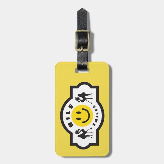 Nil lächelt Gepäckanhänger (Vorderseite vertikal)