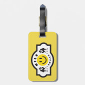 Nil lächelt Gepäckanhänger (Rückseite vertikal)