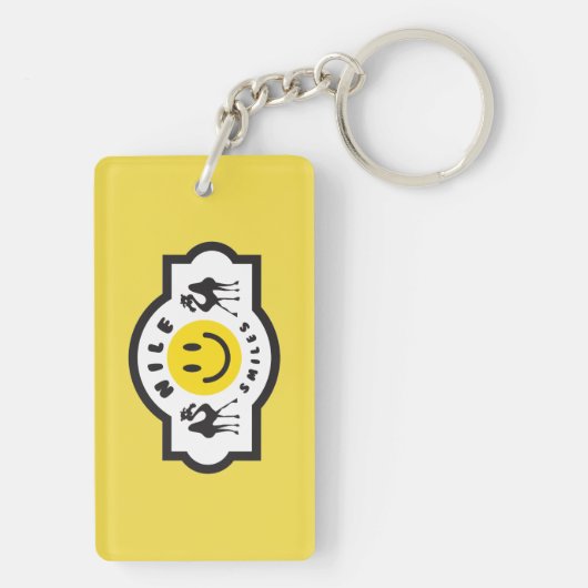 Nil lächelt Schlüsselanhänger (Rückseite)