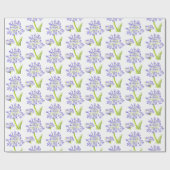 Nil-Lily auf Wrapping Paper Geschenkpapier (Flach)