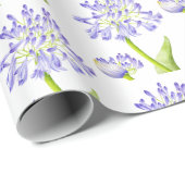 Nil-Lily auf Wrapping Paper Geschenkpapier (Rolleneckpunkt)