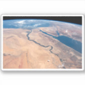 Nil, Rotes Meer und Mittelmeer. Aufkleber (Vorderseite)