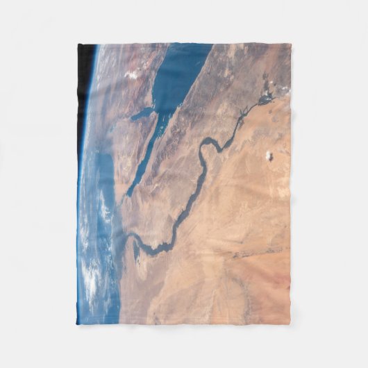 Nil, Rotes Meer und Mittelmeer. Fleecedecke (Vorderseite)