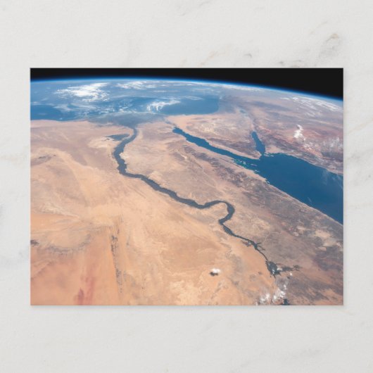 Nil, Rotes Meer und Mittelmeer. Postkarte (Vorderseite)