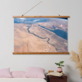 Nil, Rotes Meer und Mittelmeer. Wandteppich Mit Holzrahmen (Schlafzimmer)