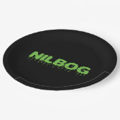 Nilbog Papierplatte Pappteller (Schrägansicht)