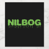 Nilbog Troll 2 Horror Movie Weinflaschen Etikett (Einzelnes Label)