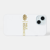 Nile Essence Gold Kollektion iPhone 15 Hülle (Rückseite (Horizontal))