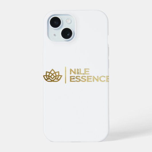 Nile Essence Gold Kollektion iPhone 15 Hülle (Rückseite)
