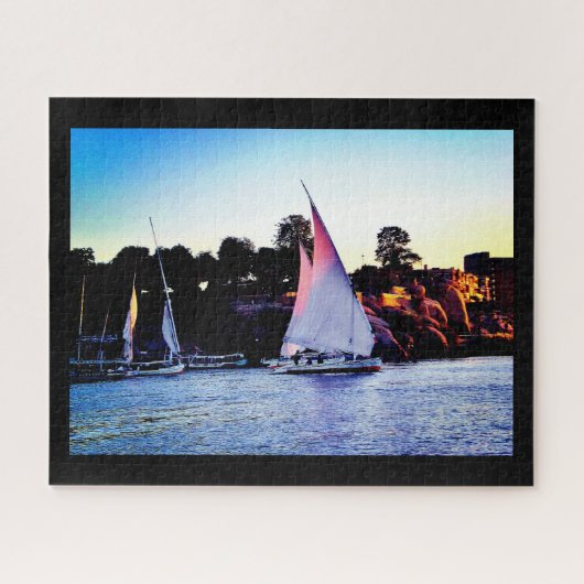 Nile Felucca Puzzle (Horizontal)