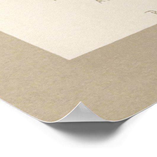 Nile Helmet Shrike Poster (Ecke)