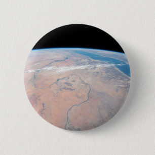 Nile River Winding Northward neben dem Roten Meer Button