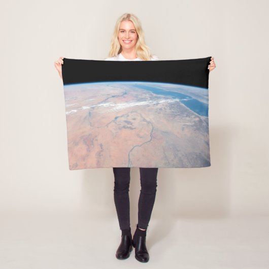 Nile River Winding Northward neben dem Roten Meer Fleecedecke (Beispiel)