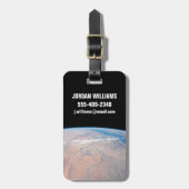 Nile River Winding Northward neben dem Roten Meer Gepäckanhänger (Vorderseite vertikal)