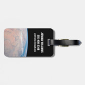 Nile River Winding Northward neben dem Roten Meer Gepäckanhänger (Rückseite horizontal)