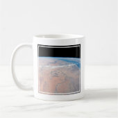 Nile River Winding Northward neben dem Roten Meer Kaffeetasse (Links)