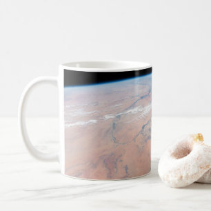Nile River Winding Northward neben dem Roten Meer Kaffeetasse