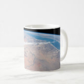 Nile River Winding Northward neben dem Roten Meer Kaffeetasse (VorderseiteRechts)