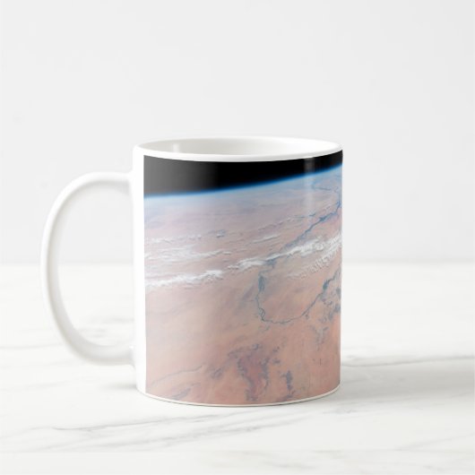 Nile River Winding Northward neben dem Roten Meer Kaffeetasse (Links)