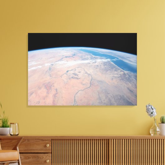 Nile River Winding Northward neben dem Roten Meer Leinwanddruck (Insitu (Wohnzimmer))