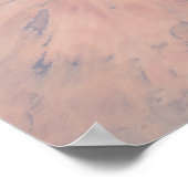 Nile River Winding Northward neben dem Roten Meer Poster (Ecke)