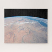 Nile River Winding Northward neben dem Roten Meer Puzzle (Horizontal)