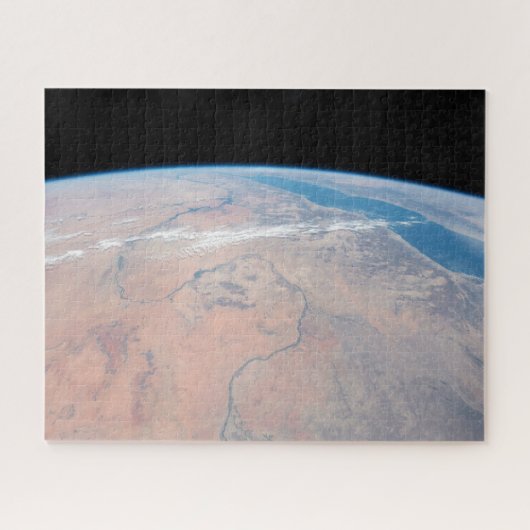 Nile River Winding Northward neben dem Roten Meer Puzzle (Horizontal)