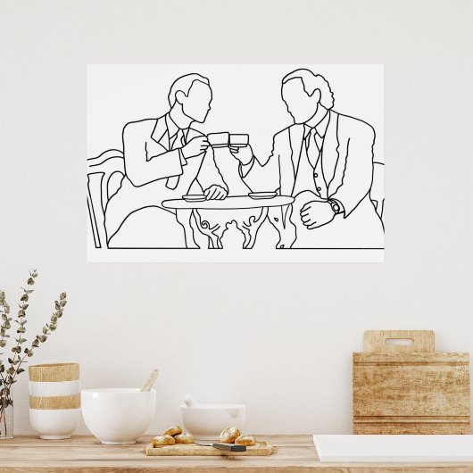 Nilen und Frasier Poster (Küche)