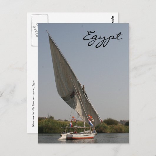 Nilfelucca Postkarte (Vorne/Hinten)