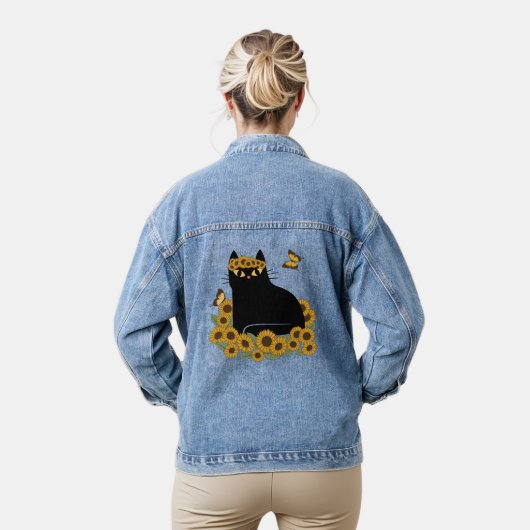 Nilkatze Jeansjacke (Modell)