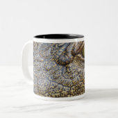 Nilkrokodil aus Afrika Zweifarbige Tasse (Vorderseite Links)