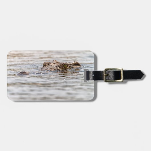 Nilkrokodil Gepäckanhänger (Vorderseite horizontal)