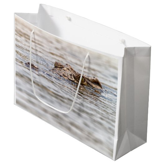 Nilkrokodil Große Geschenktüte (Vorderseite Schrägansicht)