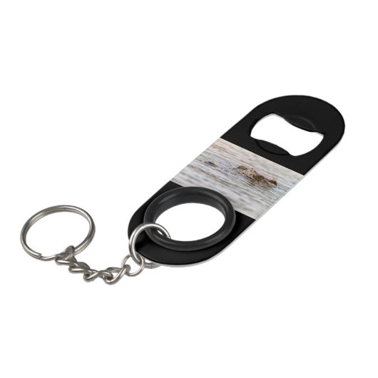 Nilkrokodil Mini Flaschenöffner (Vorderseite Schrägansicht)