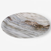 Nilkrokodil Pappteller (Schrägansicht)