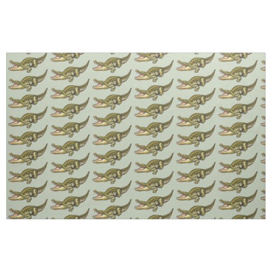 Nilkrokodil Stoff (Fat Quarter (45,7 x 55,9 cm))