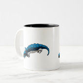 Nilkrokodil Zweifarbige Tasse (Vorderseite Links)