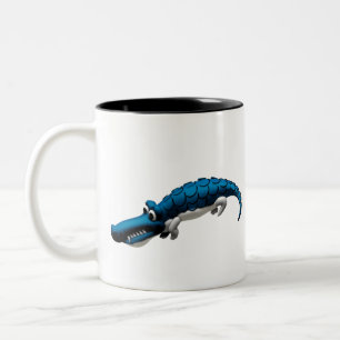 Nilkrokodil Zweifarbige Tasse