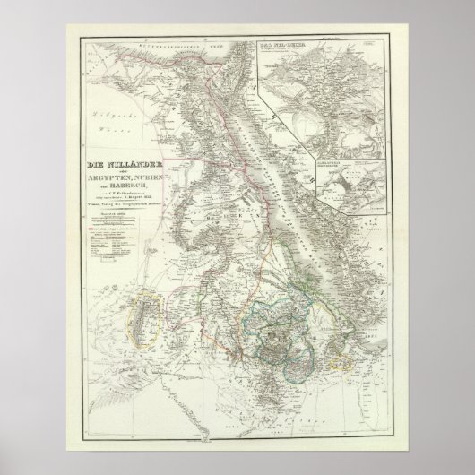 Nillander - Der Nil, Afrika Poster (Vorne)