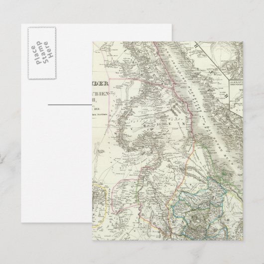 Nillander - Der Nil, Afrika Postkarte (Vorne/Hinten)