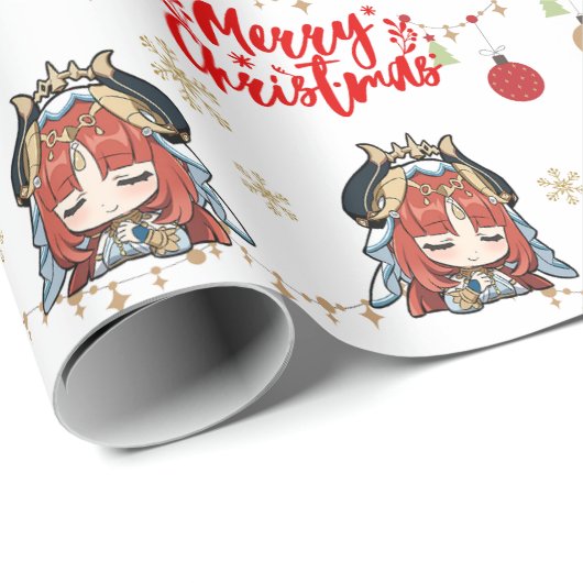 Nilou Christmas Themed Geschenk Wrapper Geschenkpapier (Rolleneckpunkt)