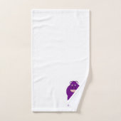 Nilpferd-Design Monogramm Badhandtuch Set (Handtuch)