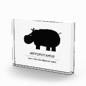 Nilpferd Fotoblock (Rechts)