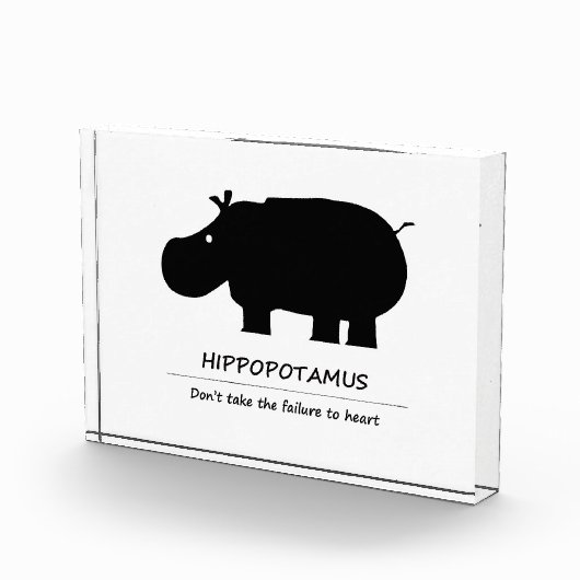 Nilpferd Fotoblock (Rechts)