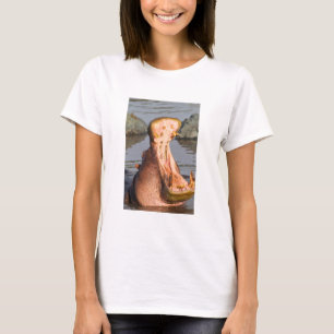 Nilpferd gähnt, Tansania T-Shirt