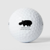 Nilpferd Golfball (Vorderseite)