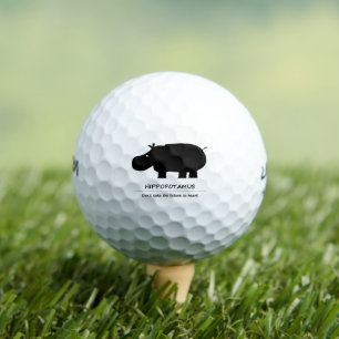 Nilpferd Golfball