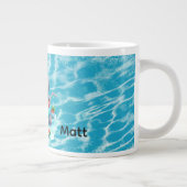 Nilpferd im Pool mit Namen Jumbo-Tasse (Rechts)