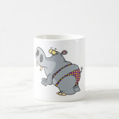 Nilpferd in einem Bikini Kaffeetasse (Mittel)